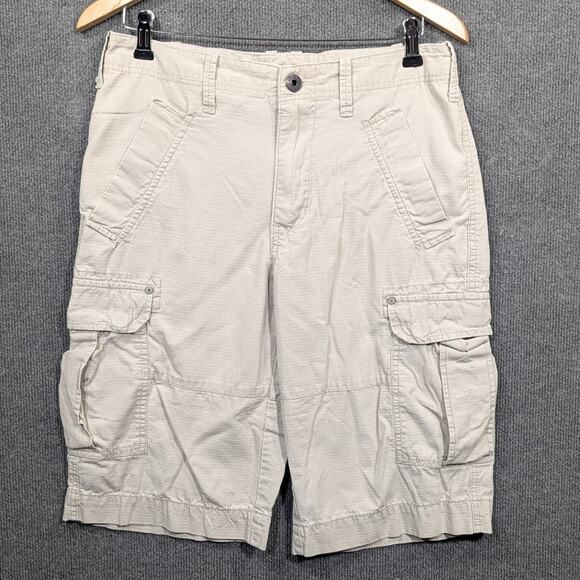 Express Cargo Shorts Mens 30x13 Ripstop Baggy Y2K Skater Street - Picture 1 of 9